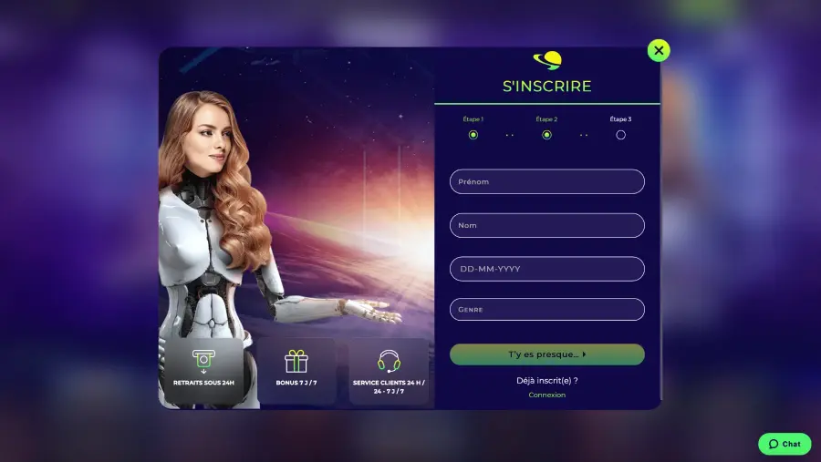 space fortuna casino register fr