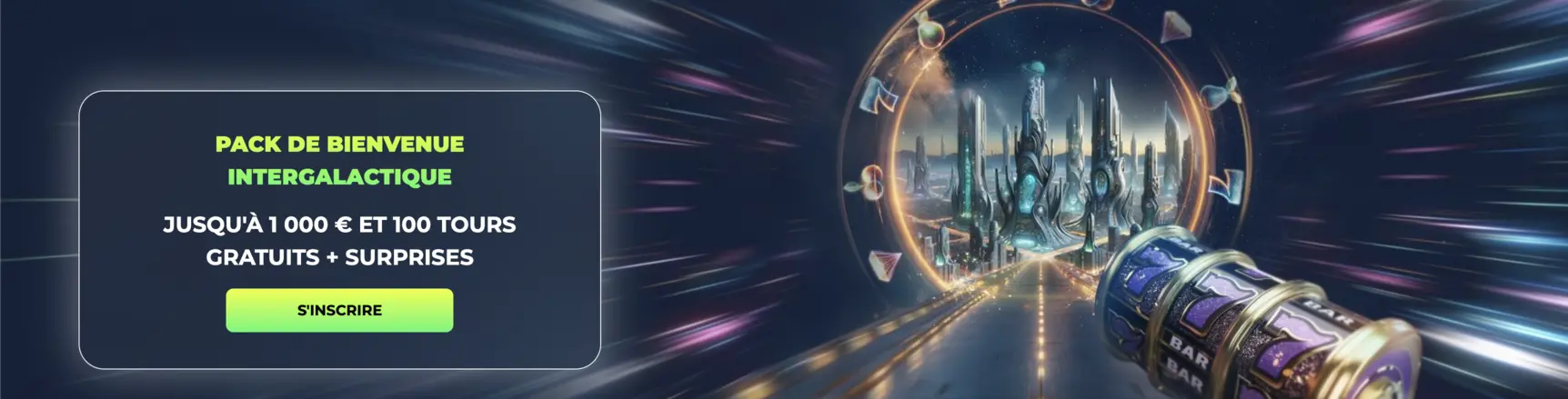 Space Fortuna bonus de bienvenue